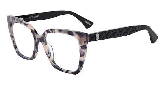 KURT GEIGER Kgl5009 - Hvpttblue, Acetate, Rectangle frame