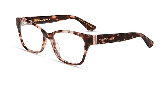 Stuart Weitzman WZN 1029/G - Pink Havana, Acetate, Rectangle frame
