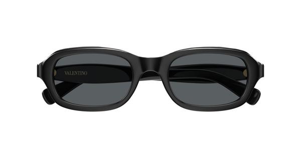 Valentino VG0010S - Black, Acetate, Rectangle frame