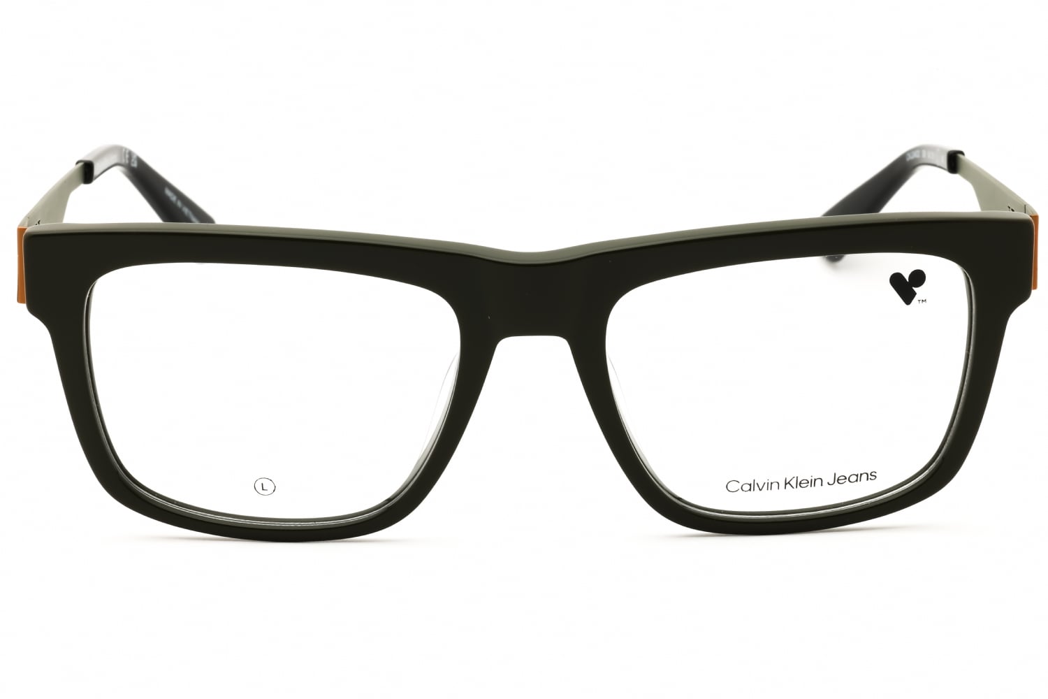 Calvin Klein Jeans CKJ24632 - Khaki, Acetate, Rectangle frame