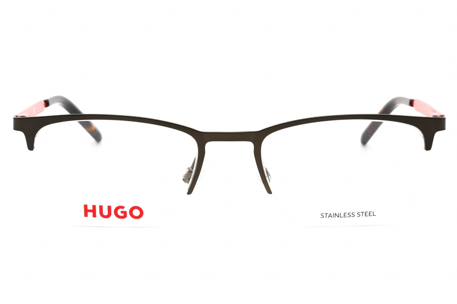 HUGO HG 1019 - Matte Grey, Metal, Oval frame