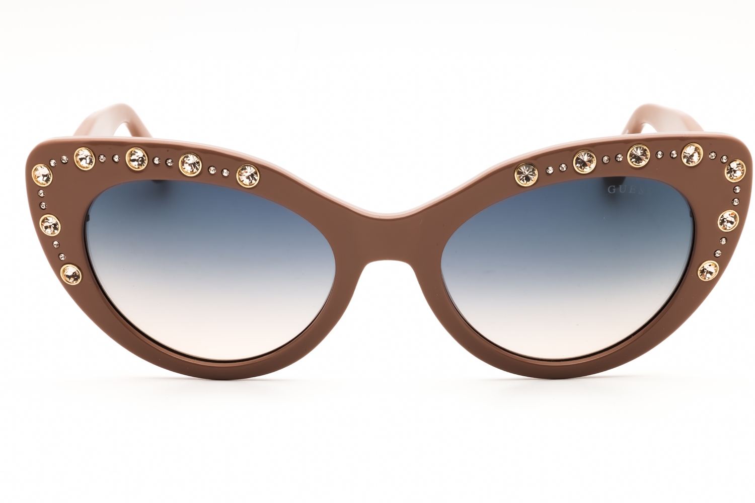 Guess GU00163 - Shiny Beige, Acetate, Cat Eye frame