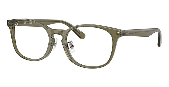 Ray-Ban RX5386D - Transparent Brown Heart, Plastic, Oval frame