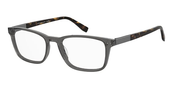 Tommy Hilfiger TH 2373 - Grey, Acetate, Rectangle frame