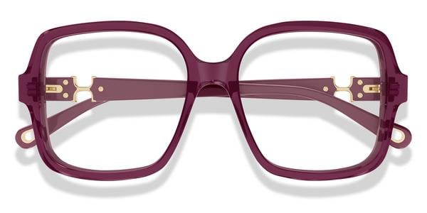 Chloe CH0335O - Burgundy, Acetate, Rectangle frame