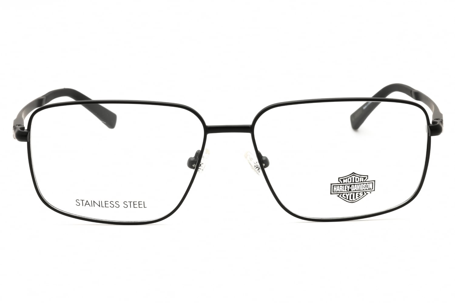 Harley Davidson HD50064 - Matte Black, Metal, Rectangle frame