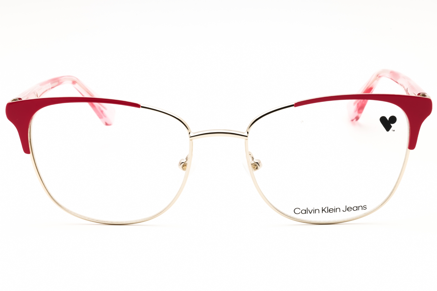 Calvin Klein Jeans CKJ22218 - Gold/pink, Metal, Cat Eye frame