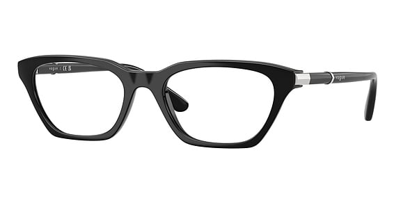 Vogue VO5698 - Black, Acetate, Oval frame