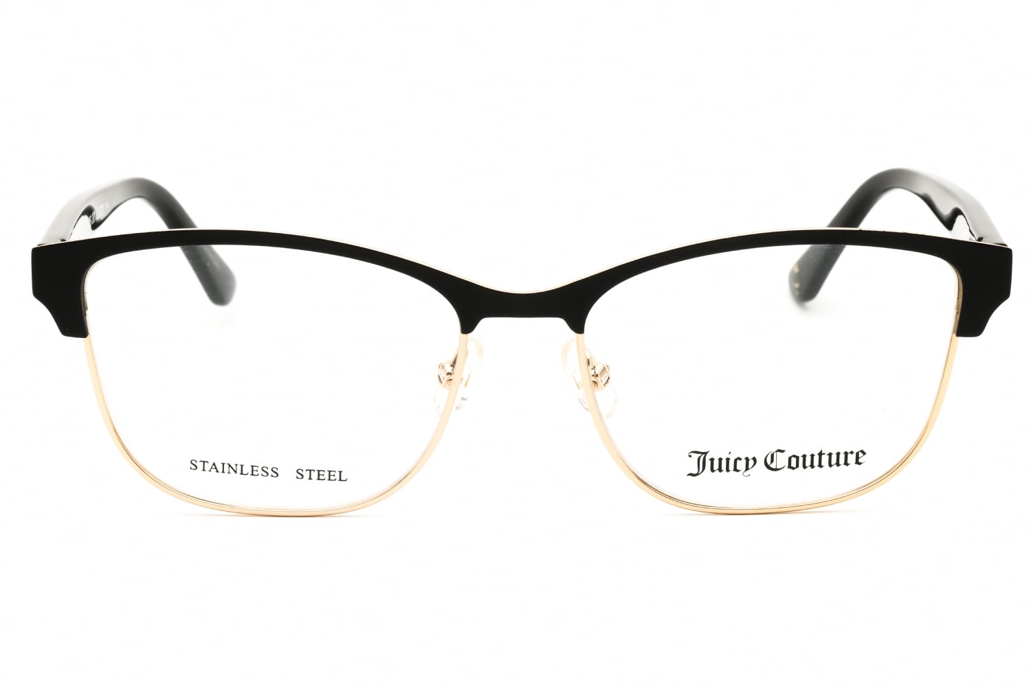Juicy Couture JU 220 - Matte Black, Metal, Oval frame