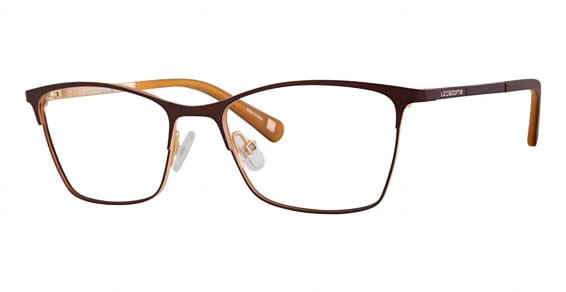 Liz Claiborne L 451 - Matte Brown Gold, Stainless Steel, Rectangle frame