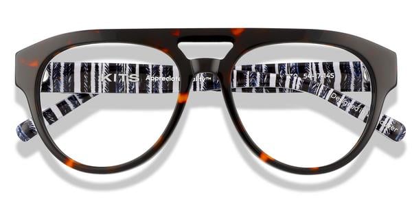 KITS Palmer Primo - Havana/Stripe, Acetate, Rectangle frame