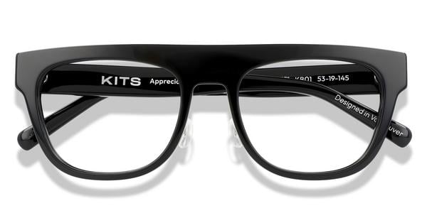 KITS Williams Alpha Lift-off™ - Black, Acetate, Flat-Top frame
