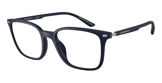 Emporio Armani EA3242U - BLU Opaco, Acetate, Oval frame
