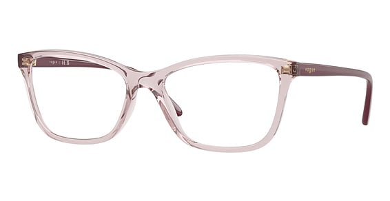 Vogue VO5603 - Transparent Pink, Acetate, Oval frame