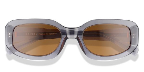 KITS Fawn Sun - Grey, Acetate, Rectangle frame