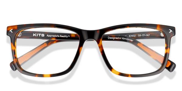 KITS Big Andrews Sport - Dark Havana, Acetate, Rectangle frame