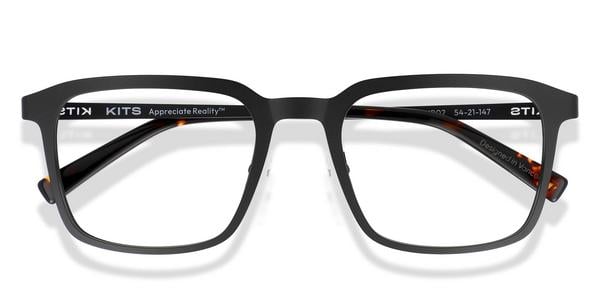 KITS Odin - Matte Black, Metal, Rectangle frame