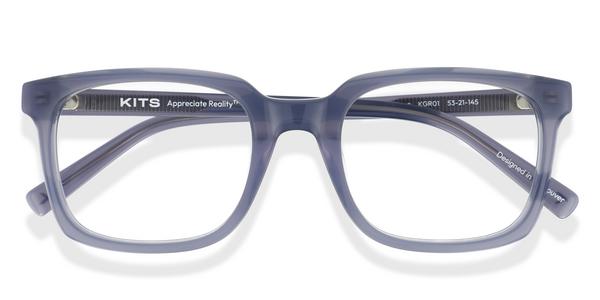 KITS Delano - Grey, Acetate, Rectangle frame