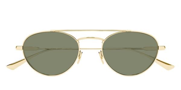 Saint Laurent SL 97 - Gold, Metal, Round frame