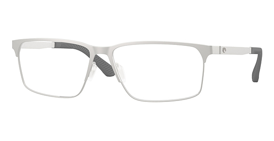Costa Del Mar 6A3008 BRD 400 - Satin Silver, Metal, Rectangle frame