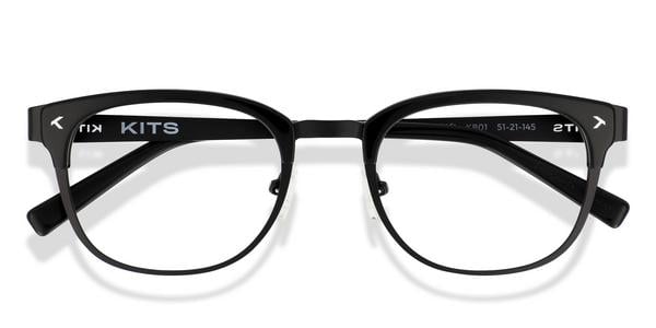 KITS Rift - Black / Black, Acetate, D Frame frame