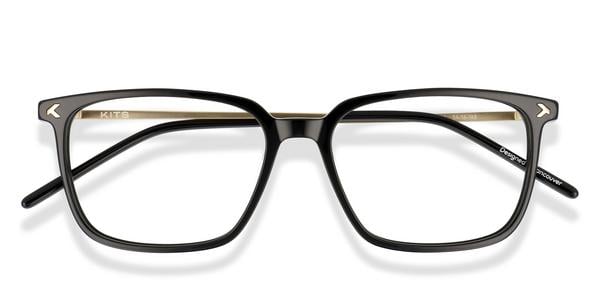 KITS Anwar - Black, Acetate, D Frame frame