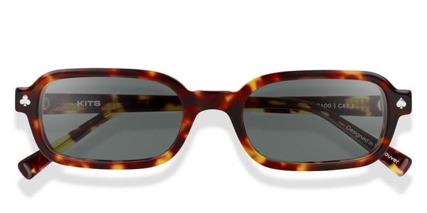 KITS Lennox Poker Sun - Havana, Acetate, Rectangle frame