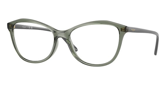 Vogue VO5602 - Transparent Mallard Gree, Acetate, Cat Eye frame