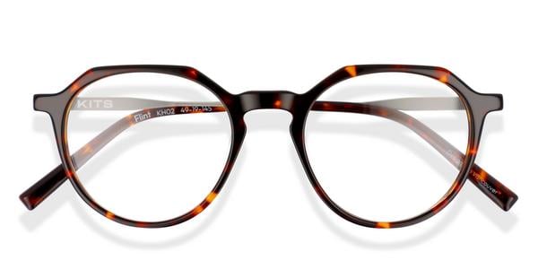 KITS Flint - Dark Havana, Acetate, Round frame