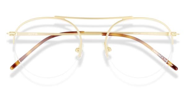 KITS Mael - Matte Gold, Stainless Steel, Aviator frame