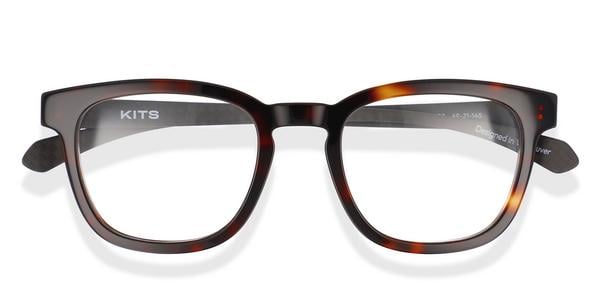 KITS Fallow - Dark Havana, Acetate, D Frame frame