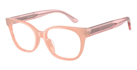 EMPORIO ARMANI KIDS EK3014U - Shiny Opal Pink, Plastic, Oval frame