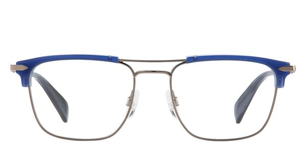 Rag and Bone Rag & Bone RNB7055/G - Blue, Metal, Rectangle frame
