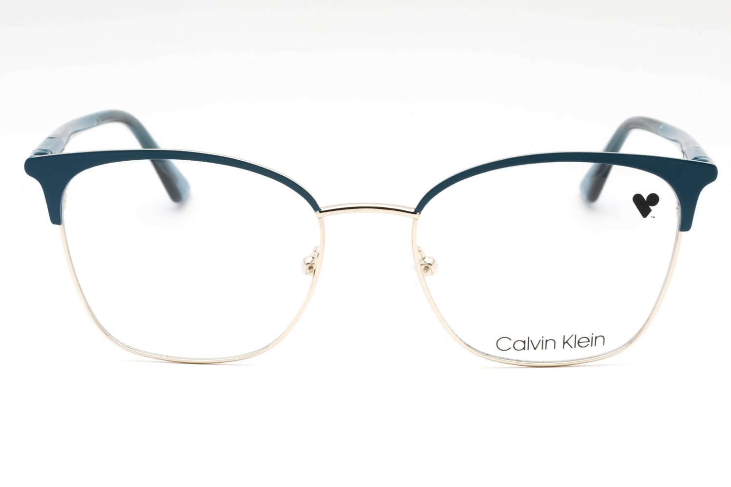 Calvin Klein CK22119 - Petrol, Metal, Rectangle frame