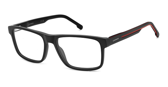 Carrera 8915/US - Matte Black Red, Acetate, Rectangle frame