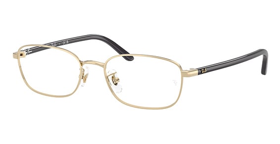 Ray-Ban RX6551D - Pale Gold, Metal, Oval frame