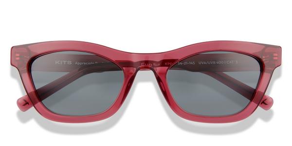KITS Eva Sun - Cassis, Acetate, Cat Eye frame