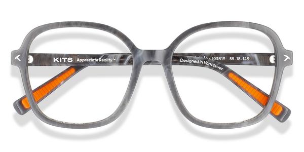 KITS Birkdale Sport - Marble Grey, Acetate, Rectangle frame