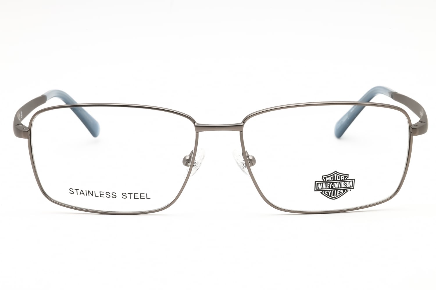 Harley Davidson HD50100 - Matte Light Nickeltin, Metal, Rectangle frame