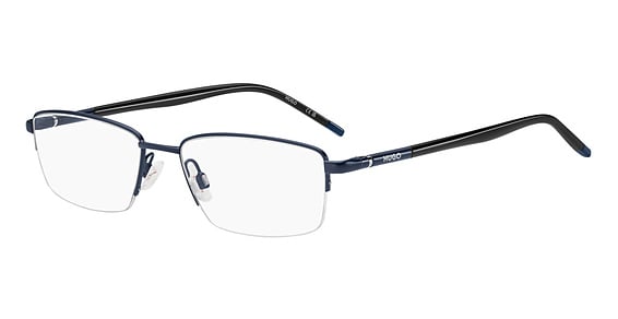 HUGO HG 1355 - Matte Blue, Metal, Rectangle frame