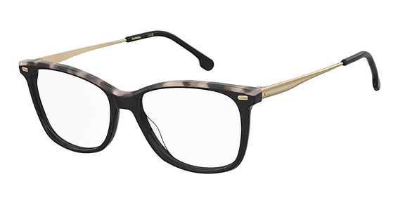 Carrera 3065 - Black Havana, Acetate, Rectangle frame