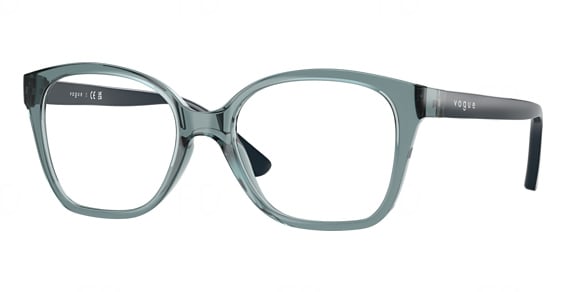 Vogue Junior VY2045 - Transparent Blue, Acetate, Oval frame