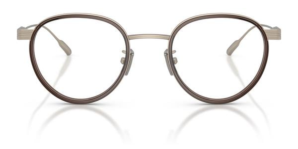 Moncler ME1006T - Matte Bronze, Titanium, Round frame