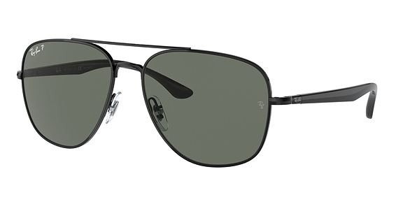 Ray-Ban RB3683 - Black, Metal, Aviator frame