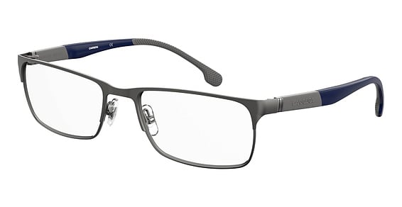 Carrera 8849 - Mtruthblu, Stainless Steel, Rectangle frame