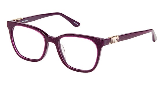 Juicy Couture JU 265 - Pink Glitter, Acetate, Rectangle frame