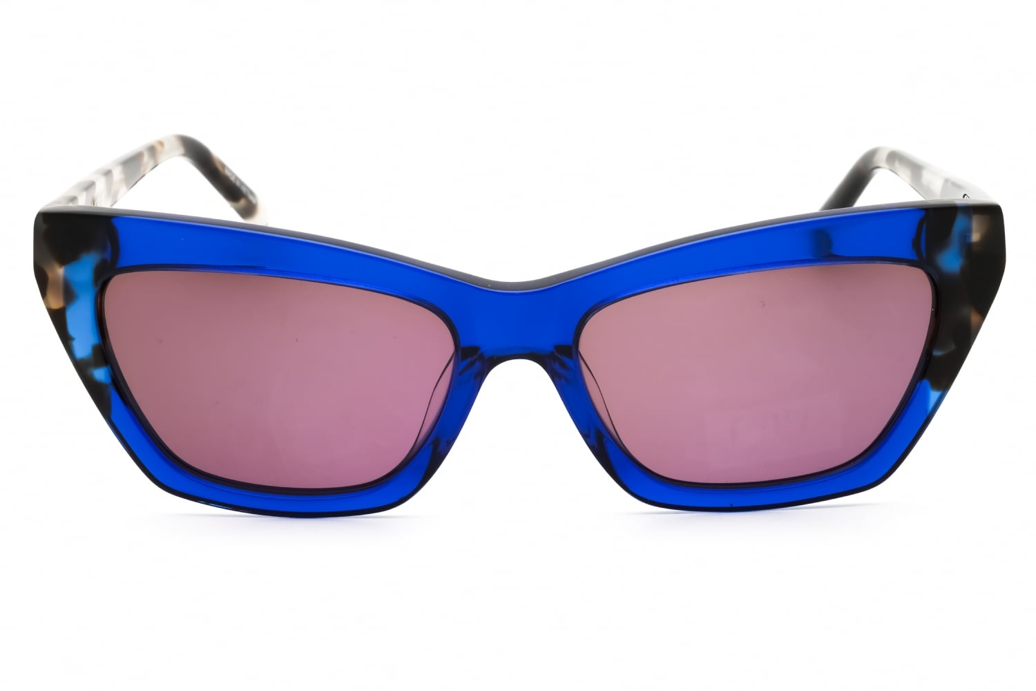 DKNY DK547S - Cobalt/bone Tortoise, Acetate, Cat Eye frame