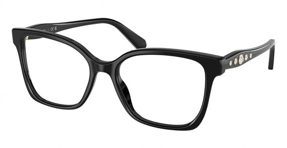 Swarovski SK2061F - Black, Plastic, Oval frame