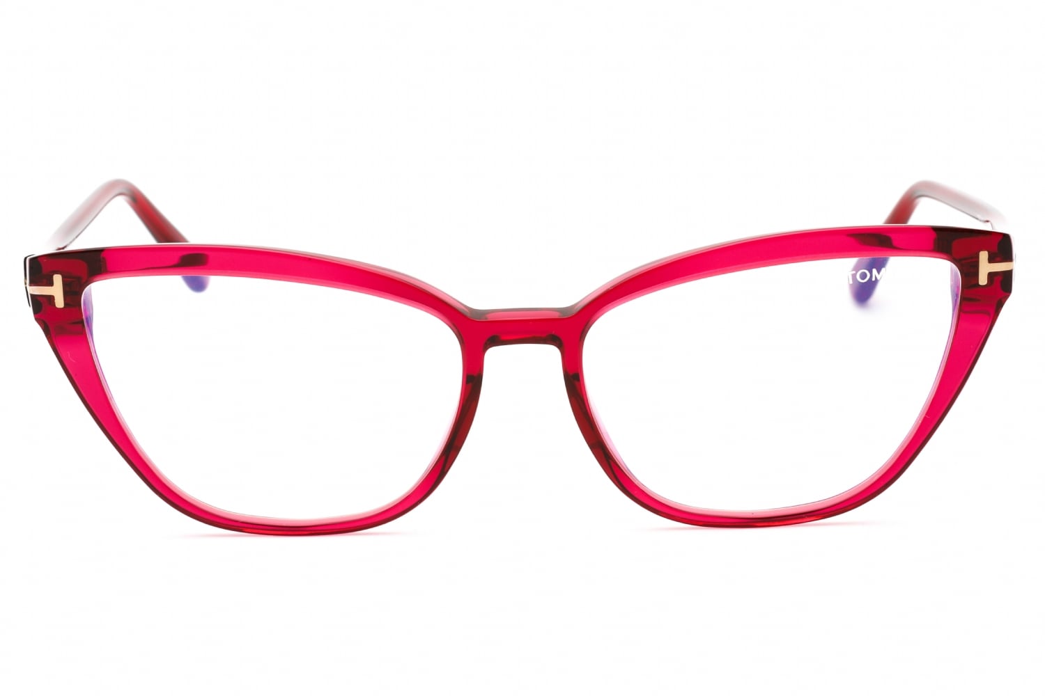 Tom Ford FT5825-B - Shiny Fuxia/clear, Acetate, Cat Eye frame