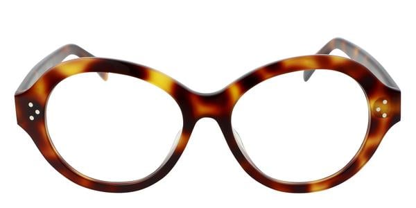 Celine CL50157F - Blonde Havana, Acetate, Oval frame